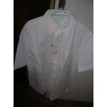 Chemise celio manches courtes coton l 41 / 42 blanc