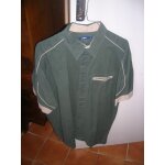 Chemise celio manches courtes coton l kaki