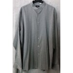 Chemise col officier gris et blanc kiabi xxl Chemise col officier gris et blanc kiabi xxl