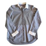 Chemise comptoir des cotonniers taille 38 grise et blanche tbe
