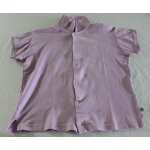 Chemise femme manches courtes banana moon mauve taille 42 avec col