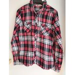 Chemise h&m rouge, noir carreaux 13. 14 ans