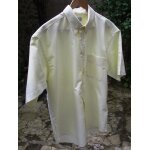 Chemise homme best de la redoute couleur jaune tat neuf taille 41 / 42 manches courtes