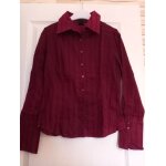 Chemise homme manches longues bordeaux marque h&m taille 38