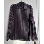 Chemise homme manche longue a rayures tommy hilfiger taille 42 xl