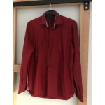 Chemise homme tommy hilfiger 41 / 16 l rouge fitted