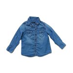 Chemise imitation jean bleu. tex. coton. taille 2 - 3 ans