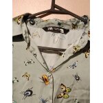 Chemise imprim� satin zara