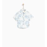 Chemise imprime fleurs (zara)