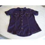 Chemise jean t - xs manche courte Chemise jean t - xs manche courte