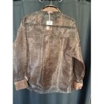 Chemise, marque jennyfer, transparente en organza