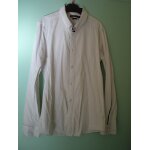 Chemise jules extra slim blanche et noire taille 3 ajuste