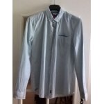 Chemise jules slim taille l fines rayures vertes