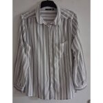 Chemise kiabi curvy blanche ray�e l�g�re
