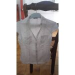 Chemise manches courtes blanche t38
