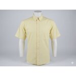 Chemise manche courte jaune taille l cama�eu homme (marques � peine visible)