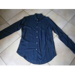 Chemise manches longues bleu motifs geometriques gris taille xl slim fit marque zara man neuve mais avec ...