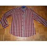 Chemise manches longues  carreaux rouge noire blanche taille xl marque jules