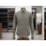 Chemise manches longues chin� grise taille 40 cerutti 1881 neuve