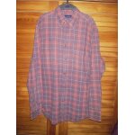 Chemise manches longues cossais nuanc rose , bordeaux de marque tex basic shirts collection , taille ...