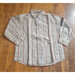Chemise manche longue garon kiabi beige et bleu  carreaux taille 5 ans