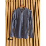 Chemise À manches longues jack and jones homme - l - rayures bleu et blanc - très bon État Chemise À manches longues jack and jones homme - l - rayures bleu et blanc - très bon État
