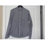 Chemise manches longues rayée bleue Chemise manches longues rayée bleue