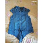Chemise mc jean fille 12 ans okaidi