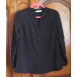 Chemise noire gémo - taille 38 Chemise noire gémo - taille 38