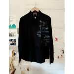 Chemise noire imprim blanc / bleu l desigual.