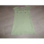 Chemise de nuit etam verte et décos fleurs taille 36 tbe Chemise de nuit etam verte et décos fleurs taille 36 tbe