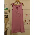 Chemise de nuit rose clair 38 m in extenso.