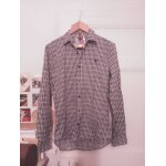Chemise a petits carreaux noirs / blancs 38 m desigual.