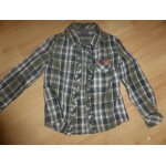 Chemise sergent major coton 5 ans vert