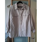 Chemise neuve taille 50 - 52 beige toucher doux