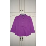 Chemise - tunique cintrée manches 3 / 4 h&m violette t. l comme neuve Chemise - tunique cintrée manches 3 / 4 h&m violette t. l comme neuve