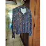 Chemise violette aztèque vintage m / 38 bensimon Chemise violette aztèque vintage m / 38 bensimon