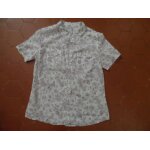 Chemise voile coton imprimé blanche porte Chemise voile coton imprimé blanche porte