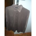 Chemise zara men 67% polyester, 33% coton xl marron