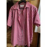 Chemisette homme de marque regatta, taille xxxl, tissu �cossais rouge / beige.