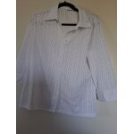 Chemisier ajouré dentelle blanc ; t - l ; damart femme Chemisier ajouré dentelle blanc ; t - l ; damart femme