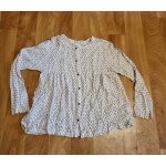 Chemisier fille blanc imprim� zara girls 11 / 12 ans