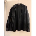 Chemisier h&m b�b, taille 42 noir, 97 % coton, 3 % �lasthane