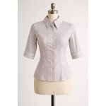 Chemisier manches 3 / 4 ray� cintr� taille l zara neuf