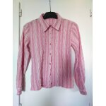 Chemisier oka�di rose raye blanc 10 ans