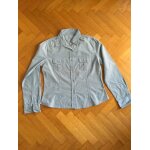 Chemisier promod en velours bleu clair taille 42 Chemisier promod en velours bleu clair taille 42