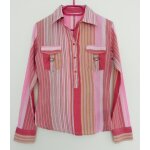 Chemisier rose rayé. promod. coton. taille 38 Chemisier rose rayé. promod. coton. taille 38