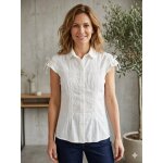 Chemisier sans manches blanc cass� taille 36 - 38 camaieu