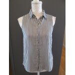 Chemisier sans manches � rayures pimkie taille s