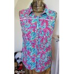 Chemisier tissaia fleuri